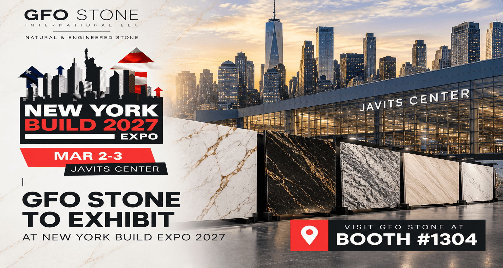 GFO Stone to Exhibit at New York Build Expo 2027