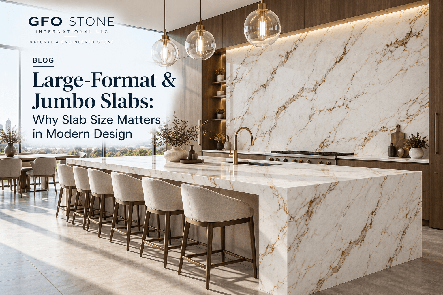 Large-Format & Jumbo Quartz Slabs | GFO Stone