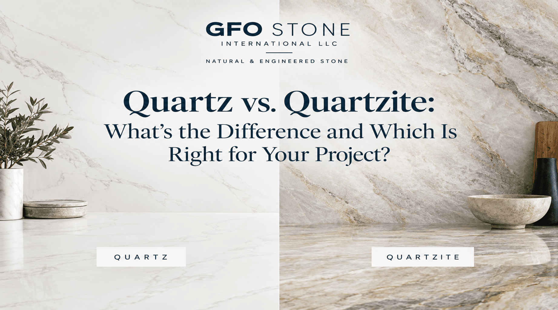 Quartz vs. Quartzite: What’s the Difference and Which Is Right for Your Project?