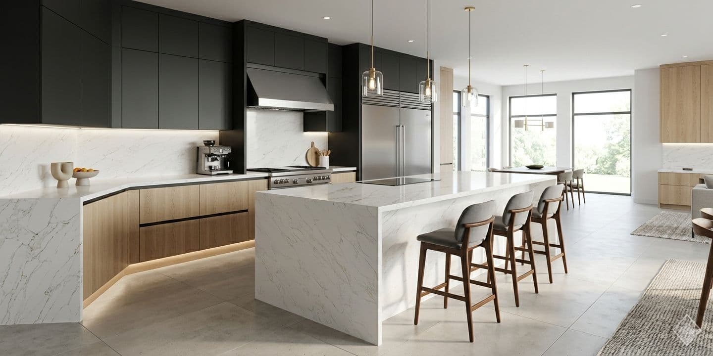 GFO Quartz Calacatta Namibia Quartz quartz slab