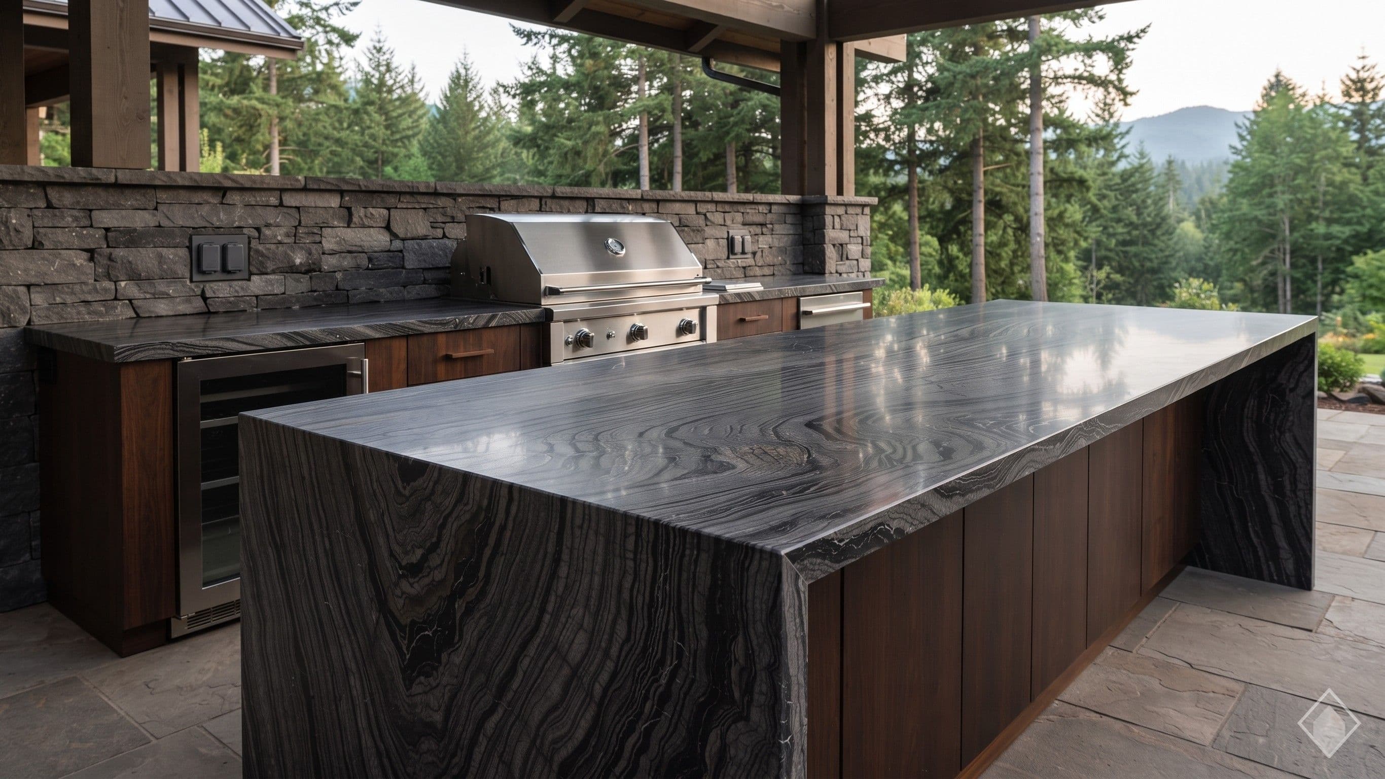 Calacatta Wave Marble Marble slab