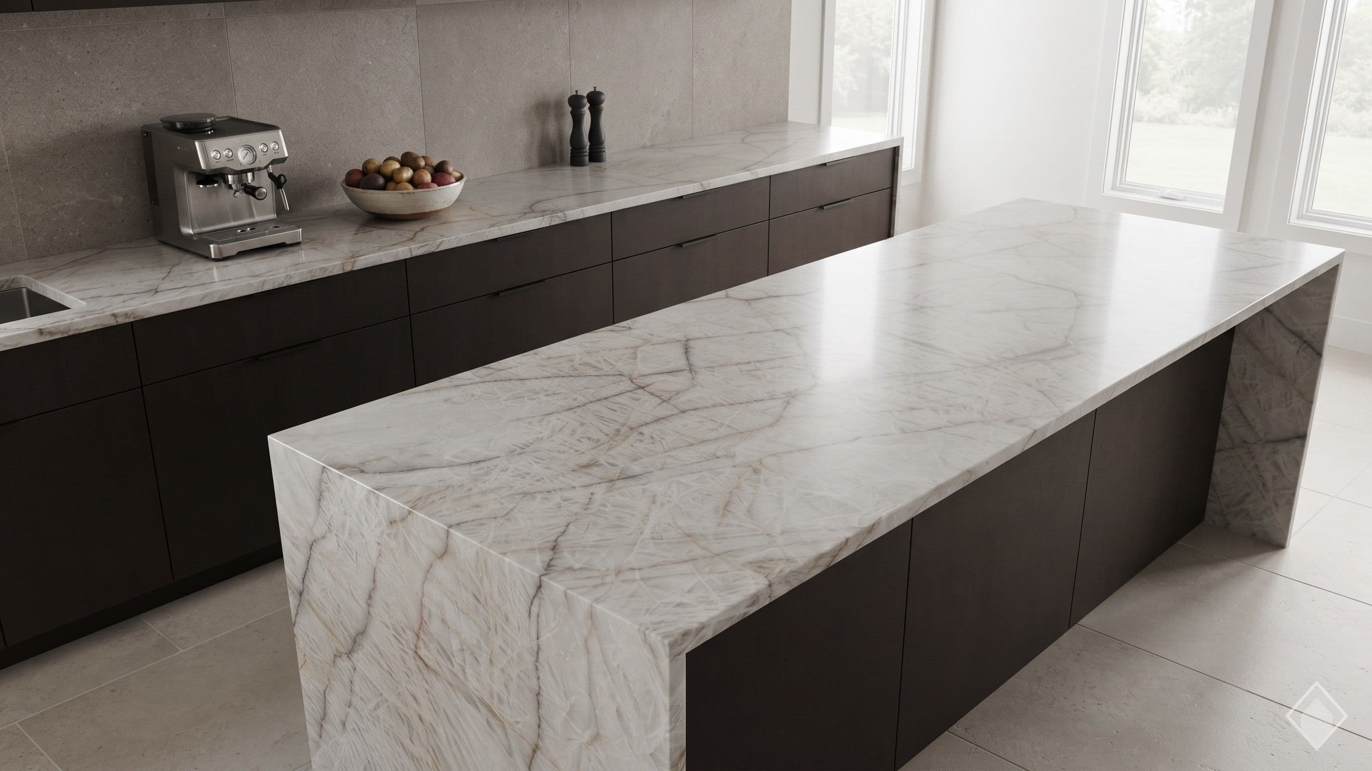 Crystallo Qzite Quartzite slab