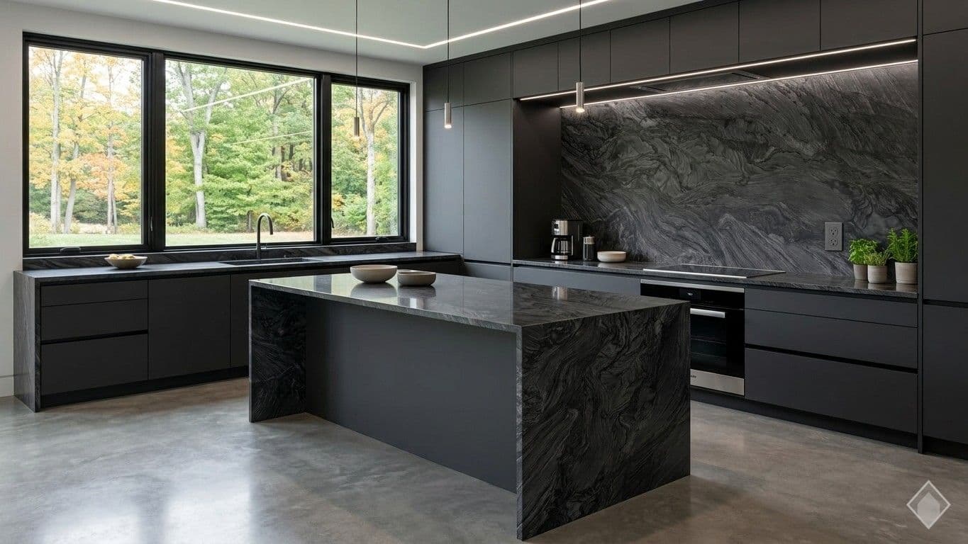 London Grey Quartzite Quartzite slab