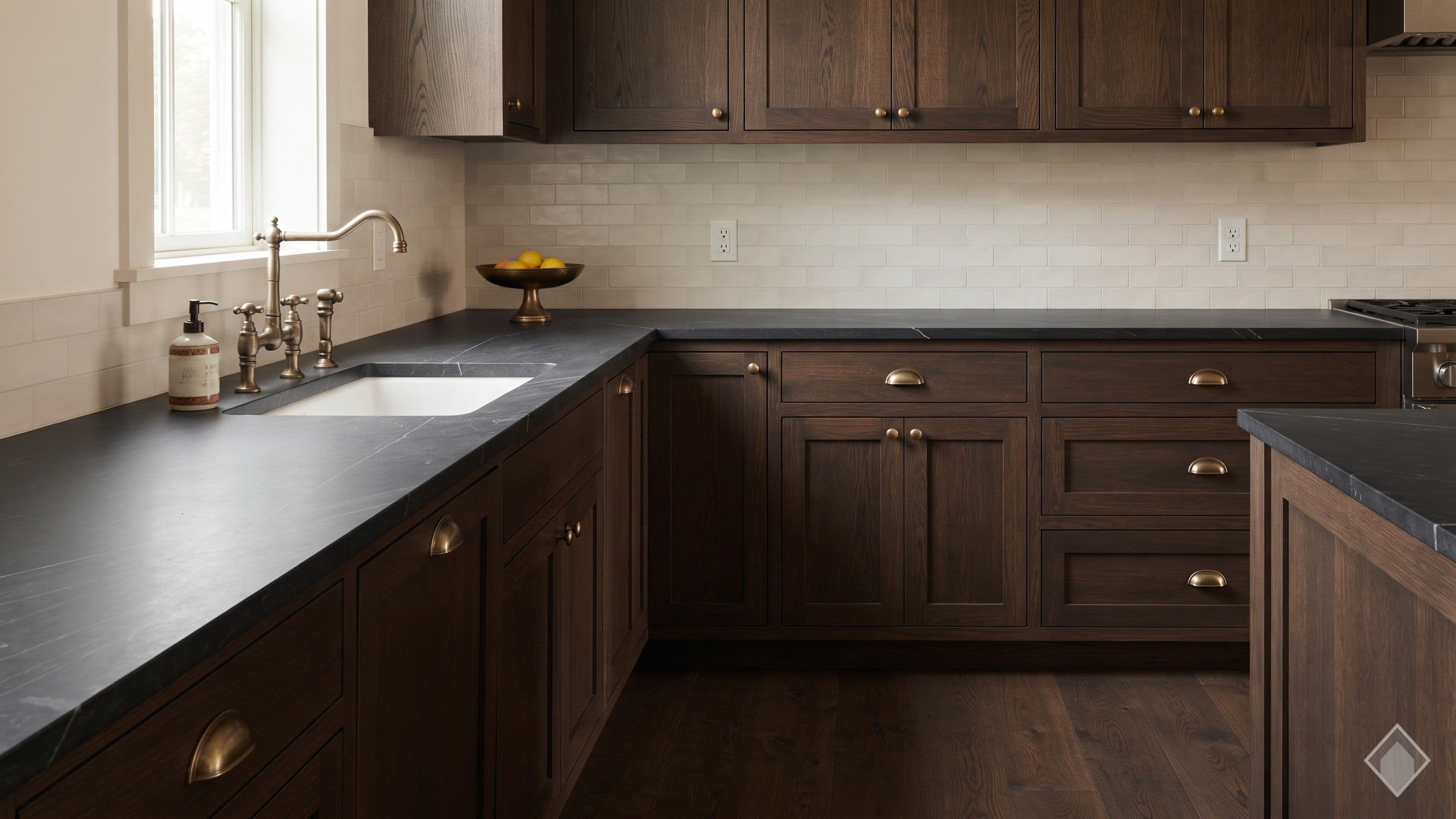 Marine Black Soapstone Soapstone slab