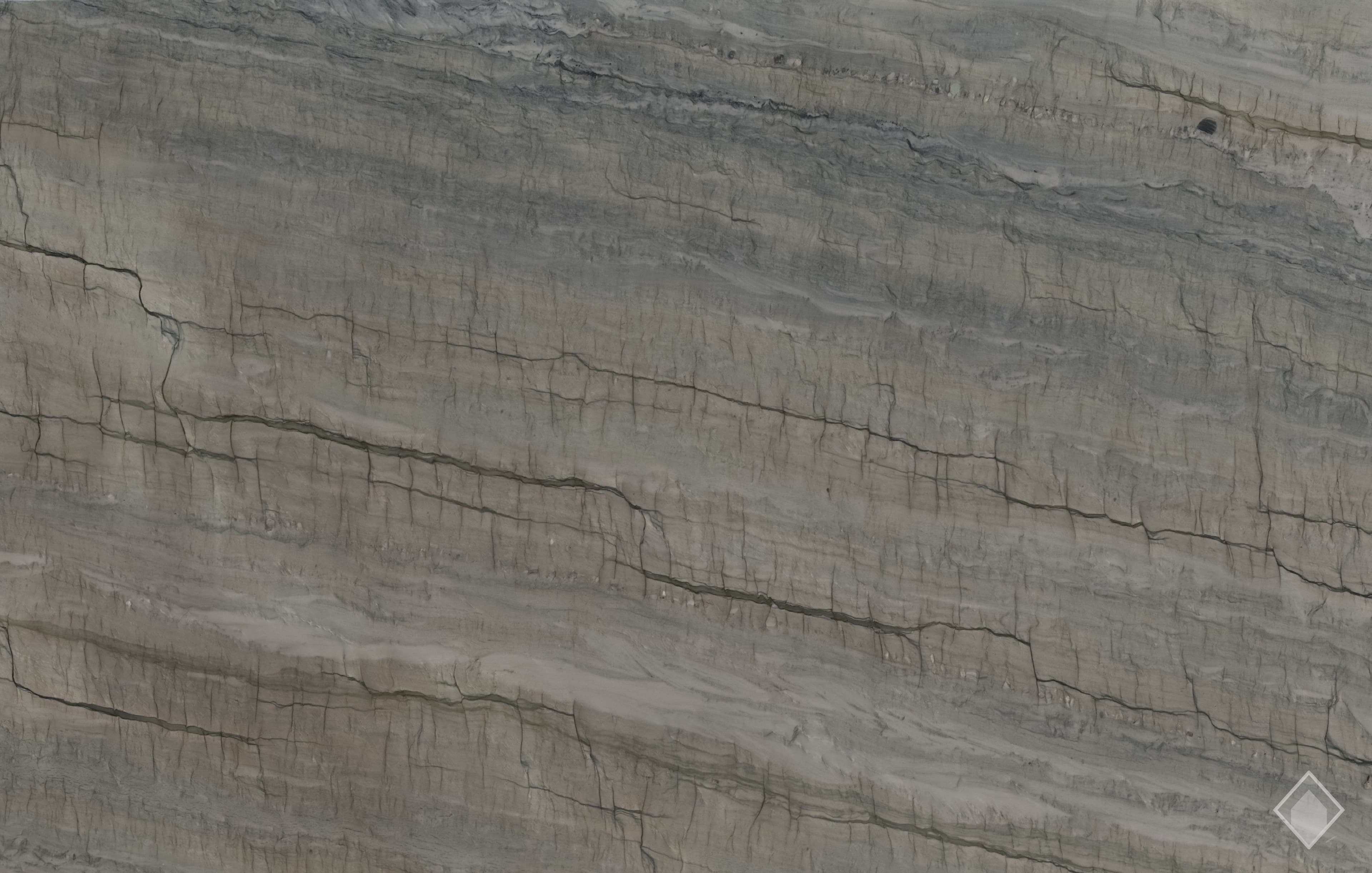 Ocean Blue Qzite Quartzite slab