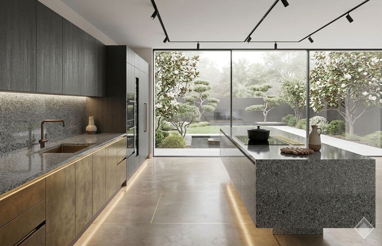 Steel Gray Granite Granite slab