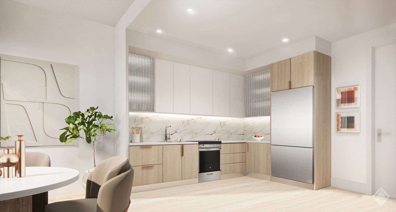Carrara Hacienda in 69 Adams Street | Bridgeview DUMBO — Kitchens